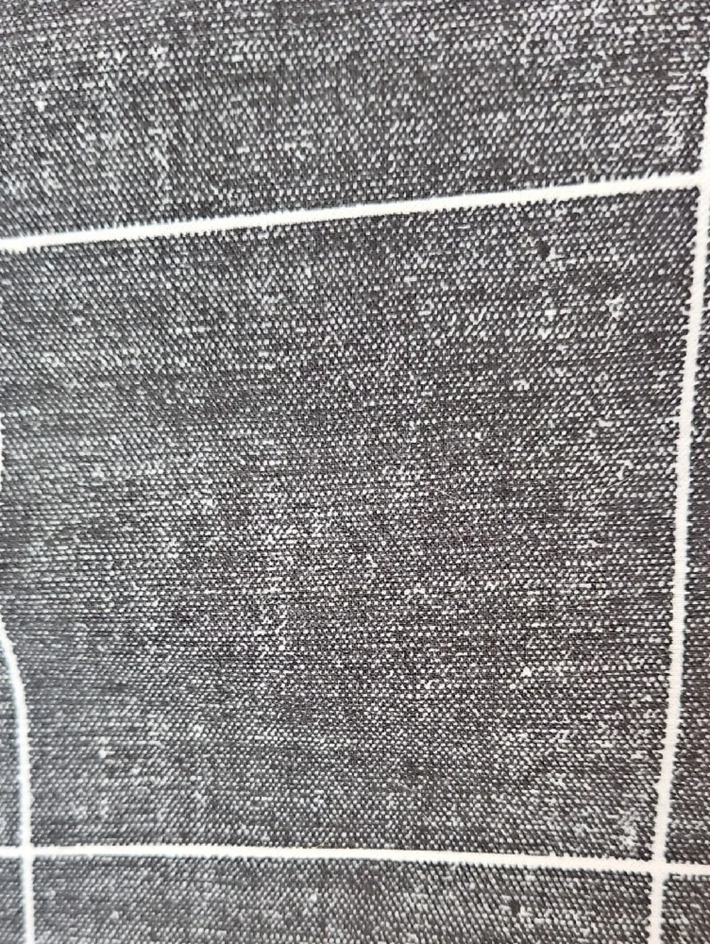 Kenneth Cole Charcoal Gray Holden Grid Reversible Cotton Twin Duvet Cover
